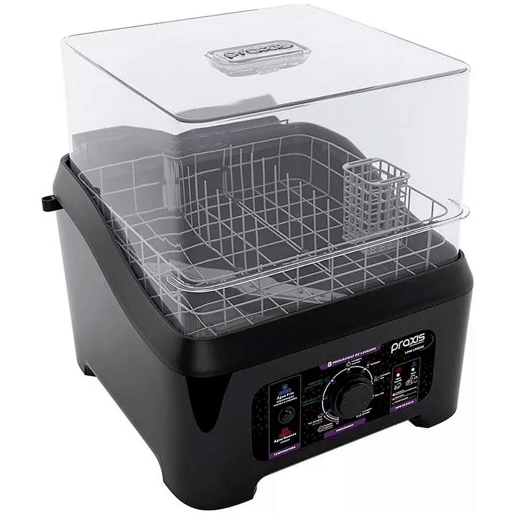Lava Louças Praxis Portátil Automática - 3,5L / Preta - Imagem 2