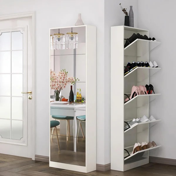 Sapateira de Luxo com Espelho | Casa&Co - Imagem 1